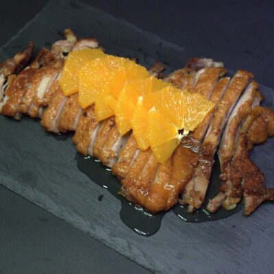 115. Pato con naranja