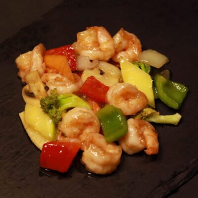 66. Gambas salteadas de la casa