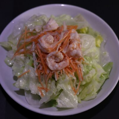 7. Ensalada de gambas